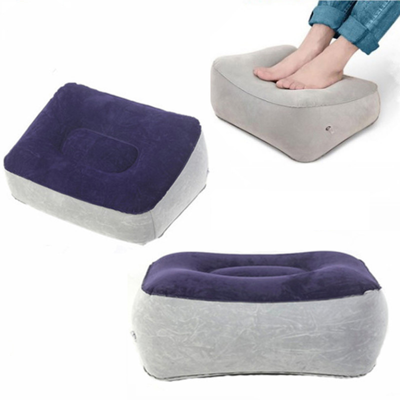 Footrest Under Desk - Inflatable Footrest Pillow PVC Foot Rest