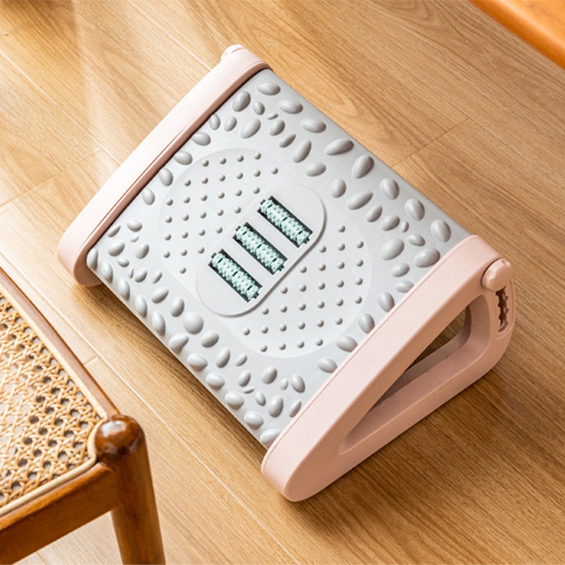 Foot Step Stool Massage Roller - Footrest Under Desk ulasan dan harga
