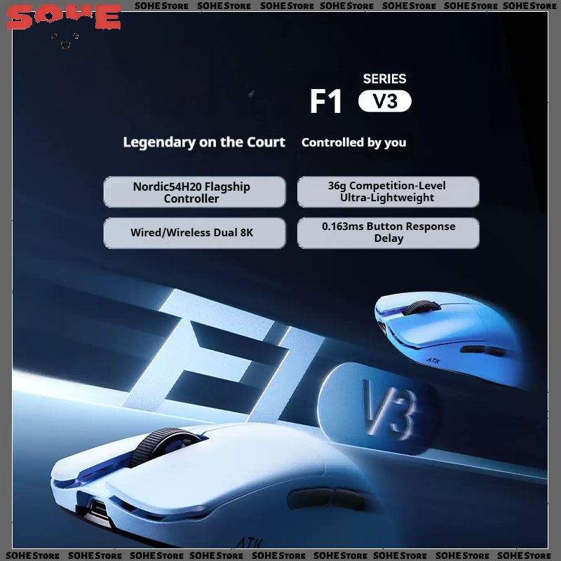 ATK Blazing Sky F1 V3 Wireless - Ultimate Esports Gaming ulasan dan harga