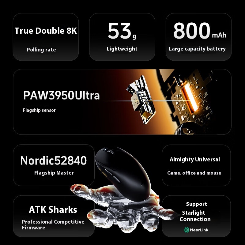 ATK Dragonfly A9 Ultimate+ Gam - Ultimate Esports Gaming ulasan dan harga