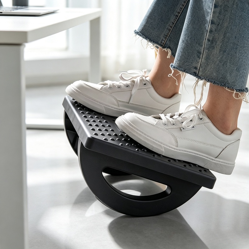 Ergonomic Under‑Desk Rocking F - Footrest Under Desk ulasan dan harga