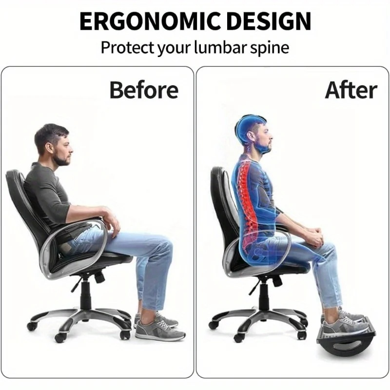 Ergonomic Under‑Desk Rocking F - Footrest Under Desk ulasan dan harga
