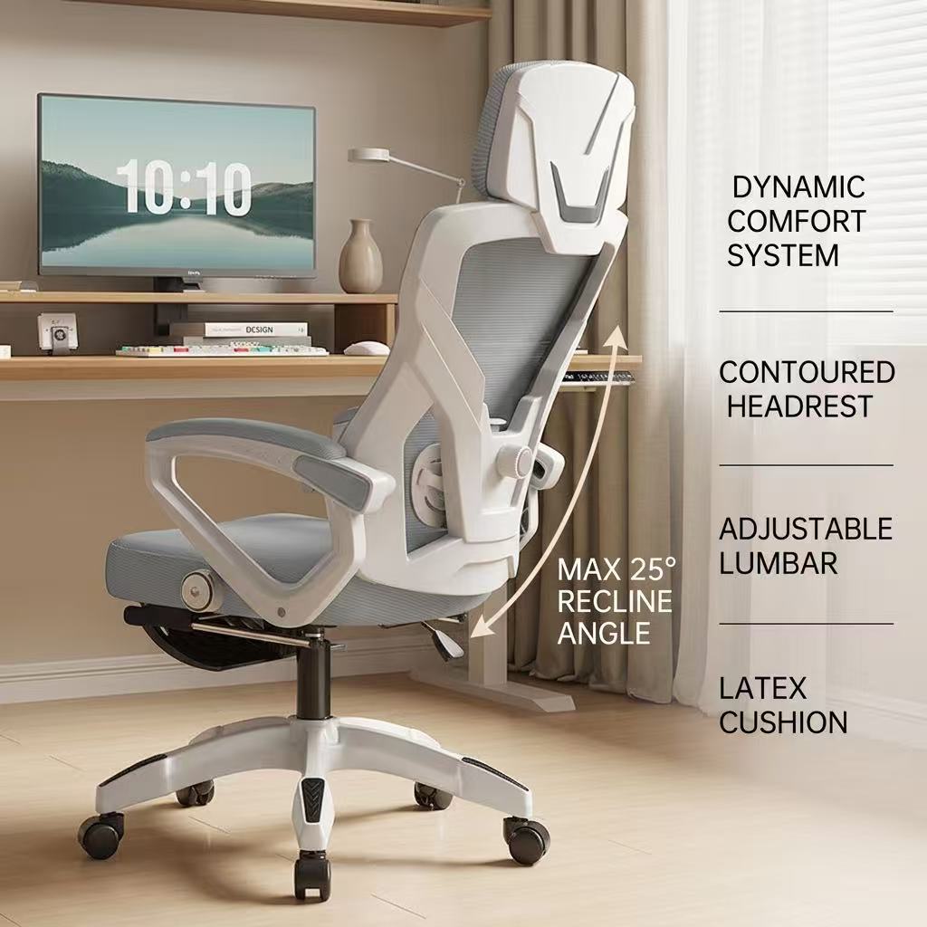 Ergonomic Gaming Office Chair  - Footrest Under Desk ulasan dan harga