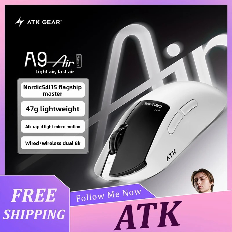ATK A9 Air Ultimate Gaming Mou - Ultimate Esports Gaming ulasan dan harga