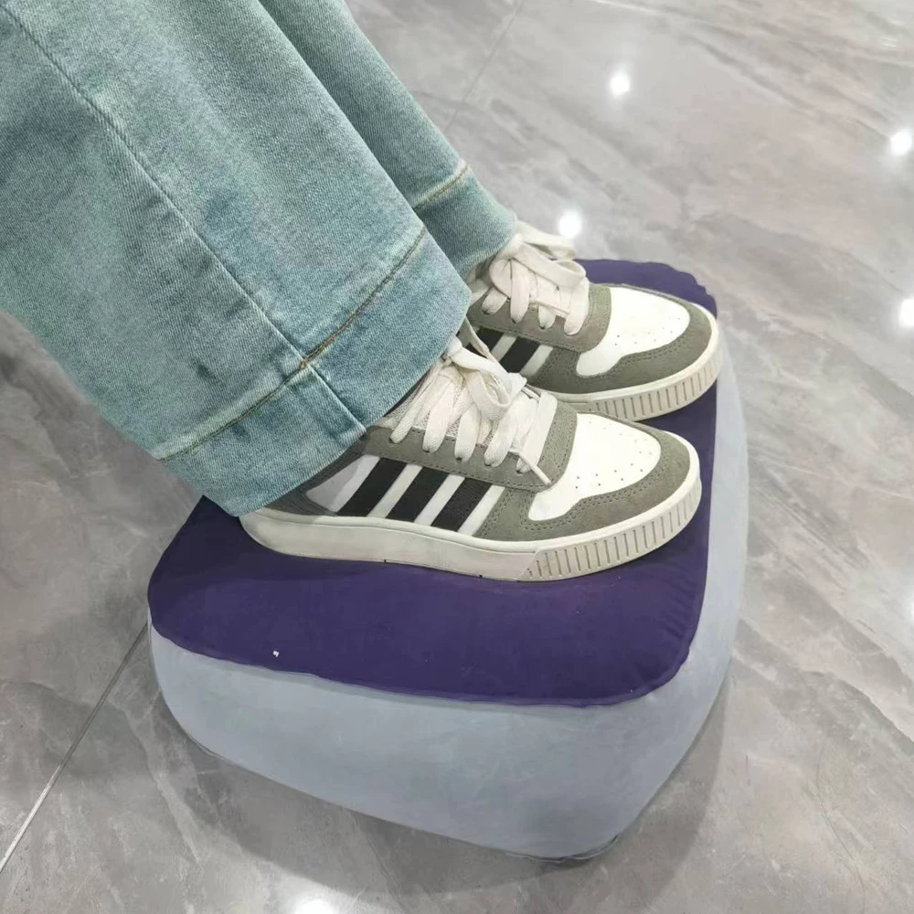 Inflatable Footrest Pillow PVC - Footrest Under Desk ulasan dan harga