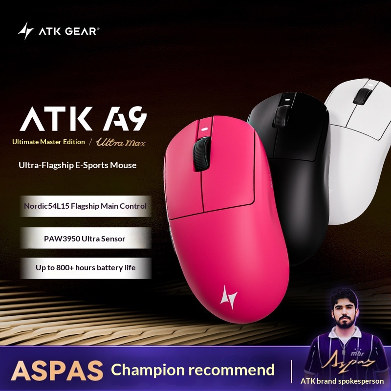 ATK Dragonfly A9 Ultimate Wire - Ultimate Esports Gaming ulasan dan harga