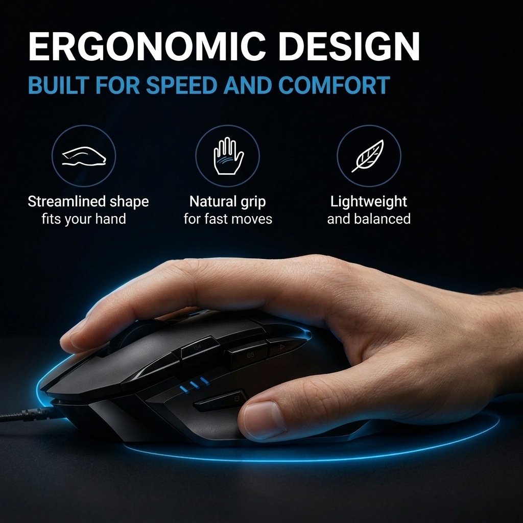 Logitech G402 Hyperion Fury E‑ - Esports Gaming Competition ulasan dan harga